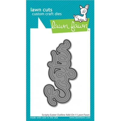 Lawn Fawn Cutting Dies - Scripty Easter Outline Add-On